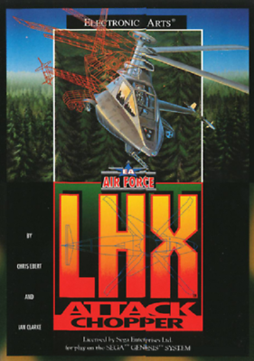 LHX Attack Chopper Sega Genesis