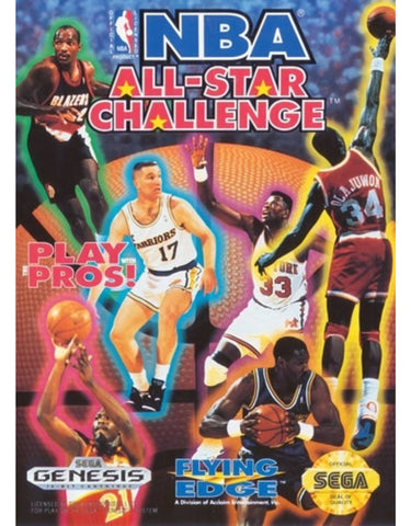 NBA All-Star Challenge Sega Genesis