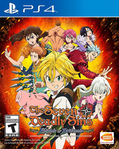 Seven Deadly Sins: Knights of Britannia Playstation 4