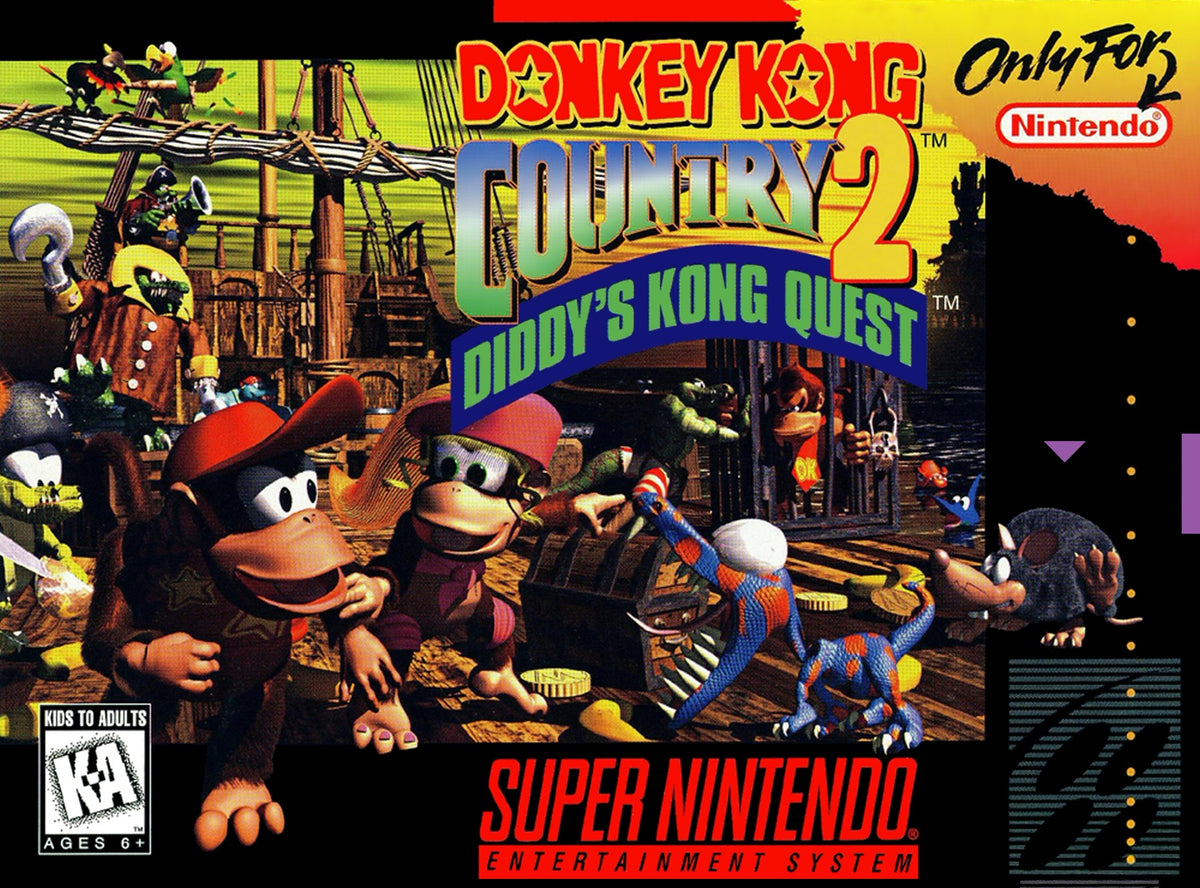Donkey Kong Country 2: Diddy's Kong Quest Super Nintendo