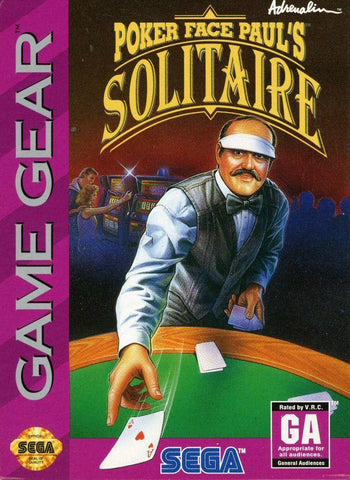 Poker Face Paul's Solitaire Sega Game Gear