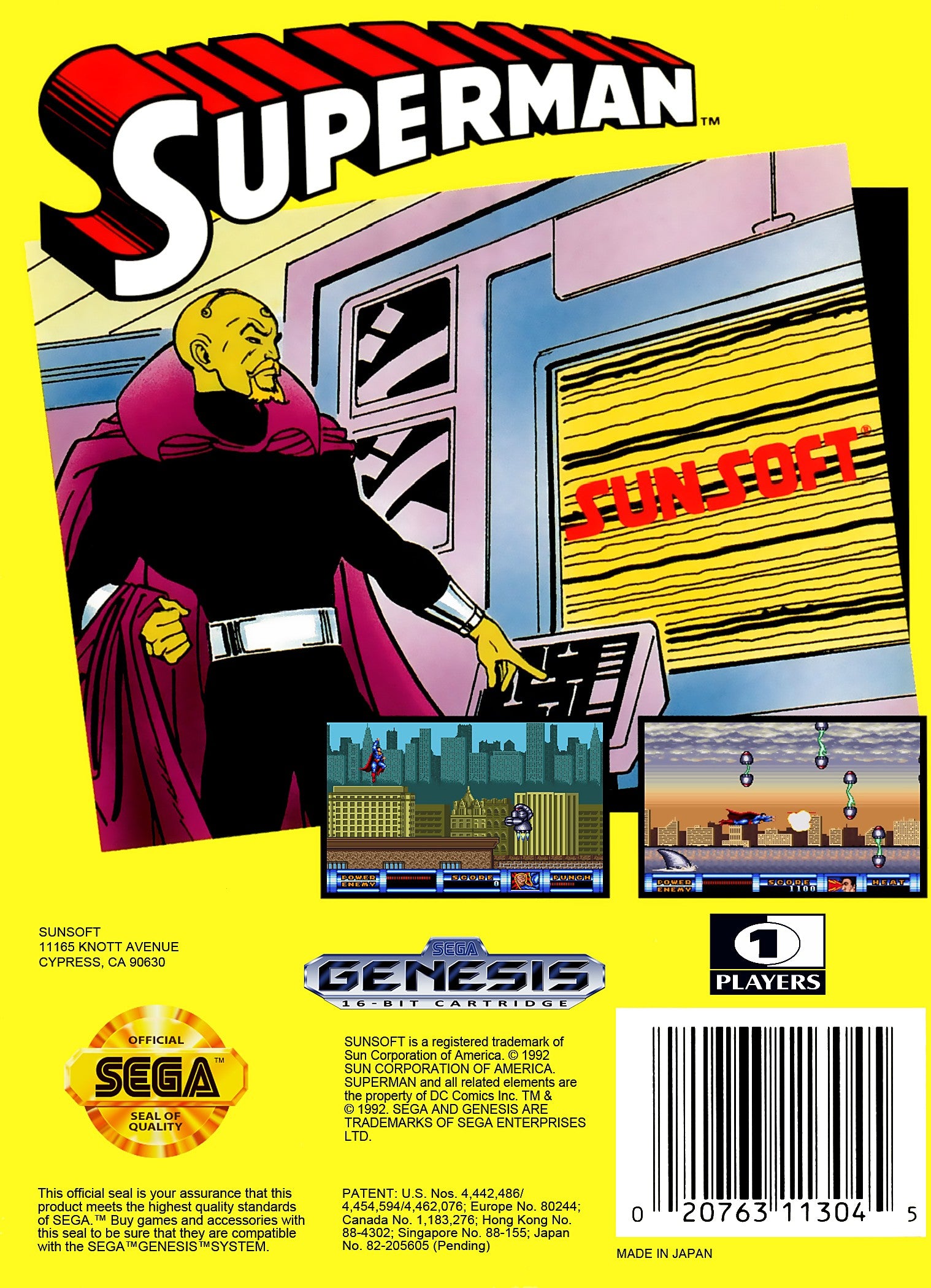 Superman Sega Genesis
