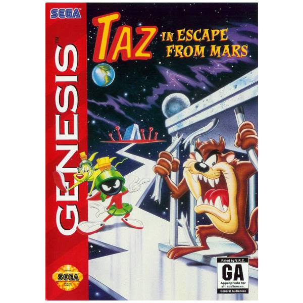 Taz in Escape From Mars Sega Genesis