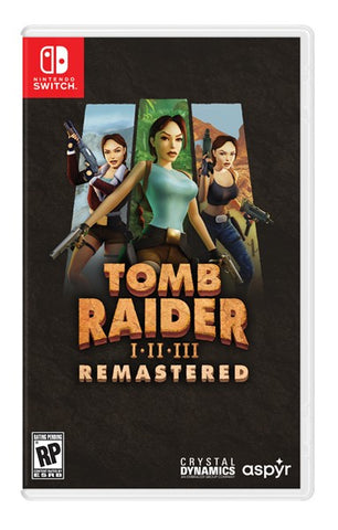 Tomb Raider I - III Remastered Starring Lara Croft Nintendo Switch