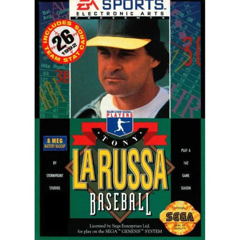 Tony La Russa Baseball Sega Genesis