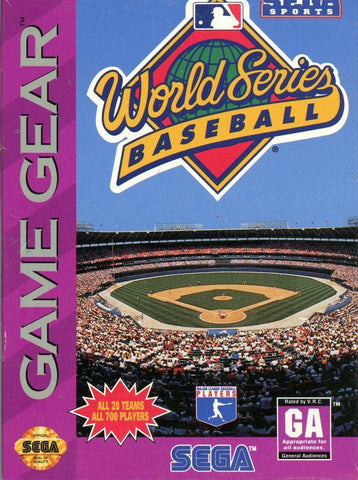 World Series Baseball Sega Game Gear