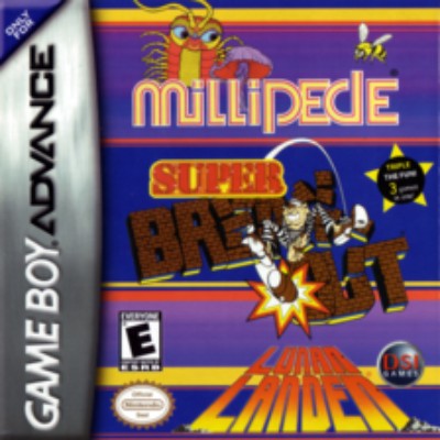 Millipede / Super Breakout / Lunar Lander Game Boy Advance