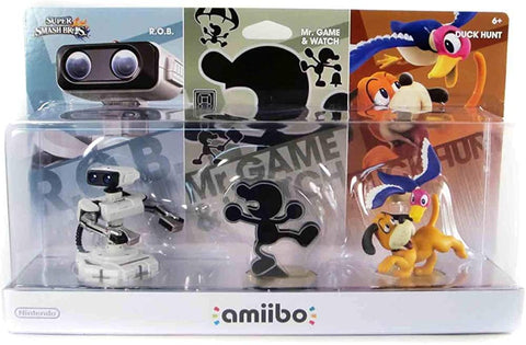 R.O.B./ Mr. Game & Watch/ Duck Hunt Amiibo