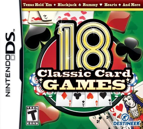 18 Classic Card Games Nintendo DS