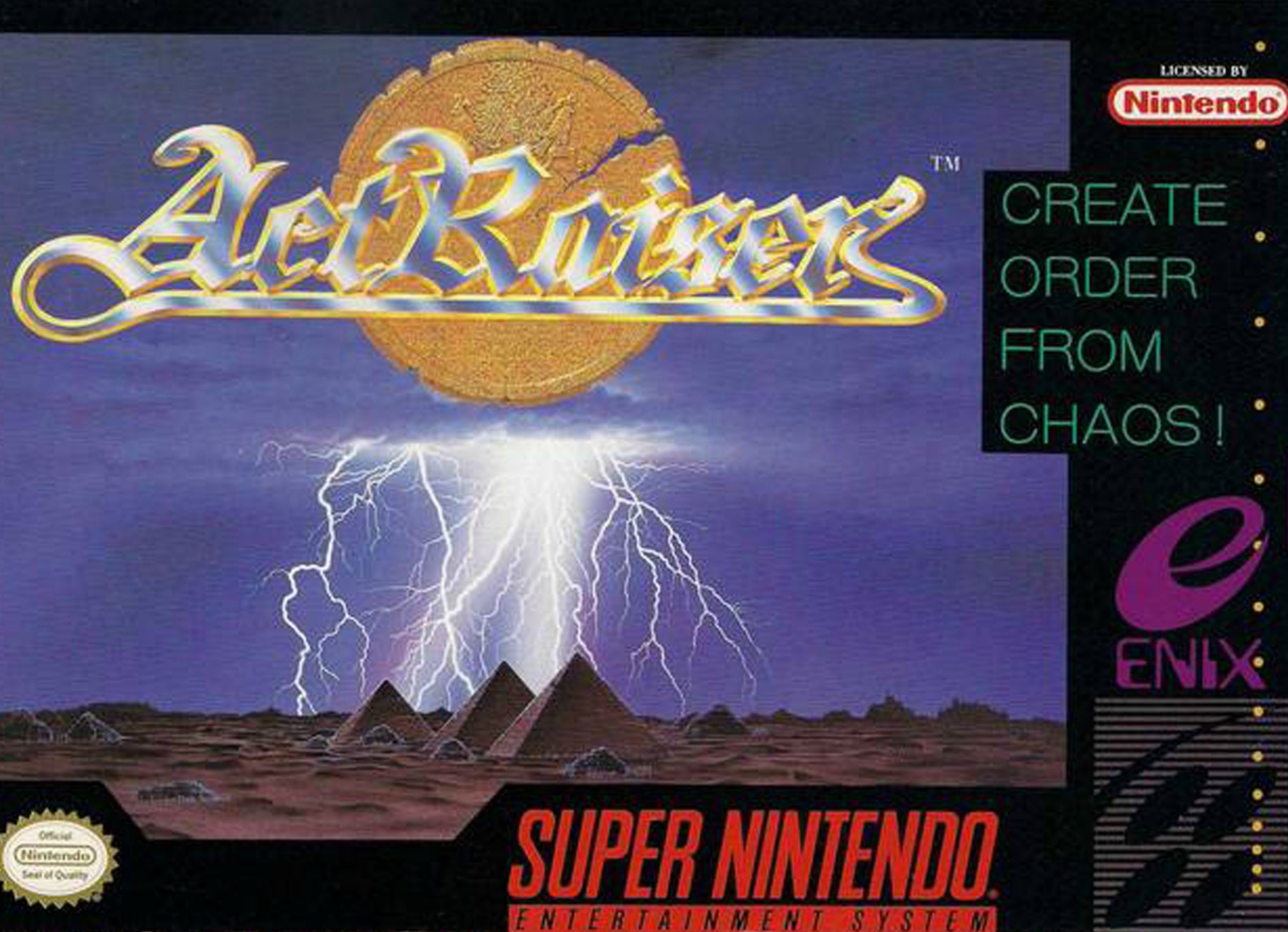 ActRaiser Super Nintendo