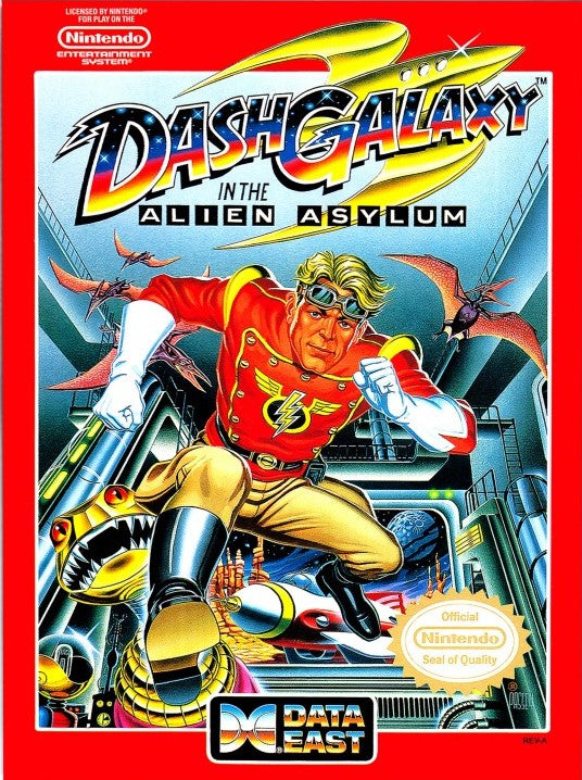Dash Galaxy in the Alien Asylum Nintendo Entertainment System