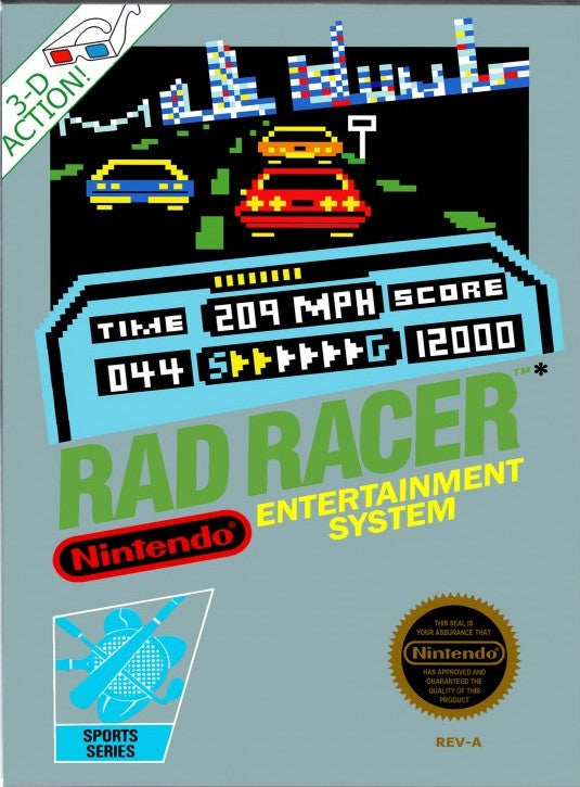 Rad Racer Nintendo Entertainment System