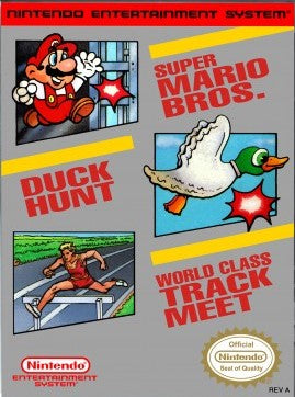 Super Mario Bros. / Duck Hunt / World Class Track Meet Combo Pack Nintendo Entertainment System