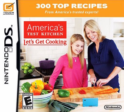 America's Test Kitchen: Lets Get Cooking Nintendo DS