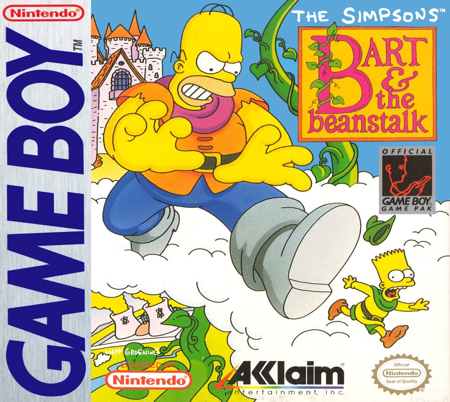 Bart & the Beanstalk Game Boy