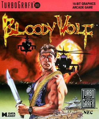 Bloody Wolf TurboGrafx 16