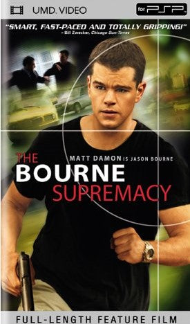 Bourne Supremacy UMD Video Playstation Portable