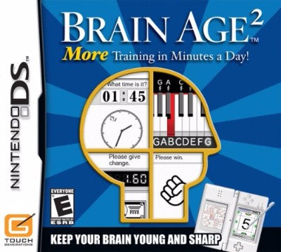 Brain Age 2: More Training in Minutes a Day Nintendo DS