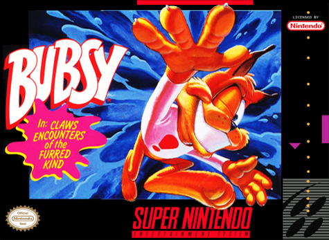 Bubsy in: Claws Encounters of the Furred Kind Super Nintendo