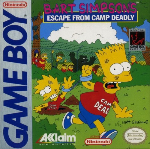 Bart Simpson's Escape From Camp Deadly Game Boy