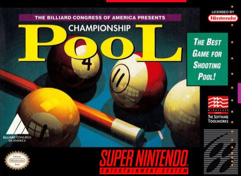 Championship Pool Super Nintendo