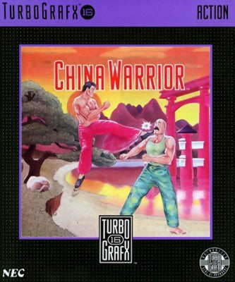 China Warrior TurboGrafx 16
