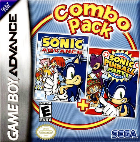 Sonic Advance + Sonic Pinball Party Game Boy Advance