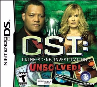 CSI: Unsolved Nintendo DS