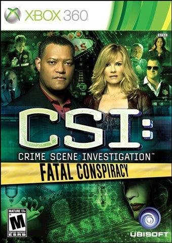 CSI: Fatal Conspiracy XBOX 360