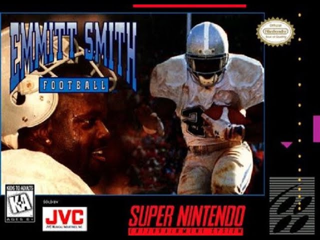 Emmitt Smith Football Super Nintendo