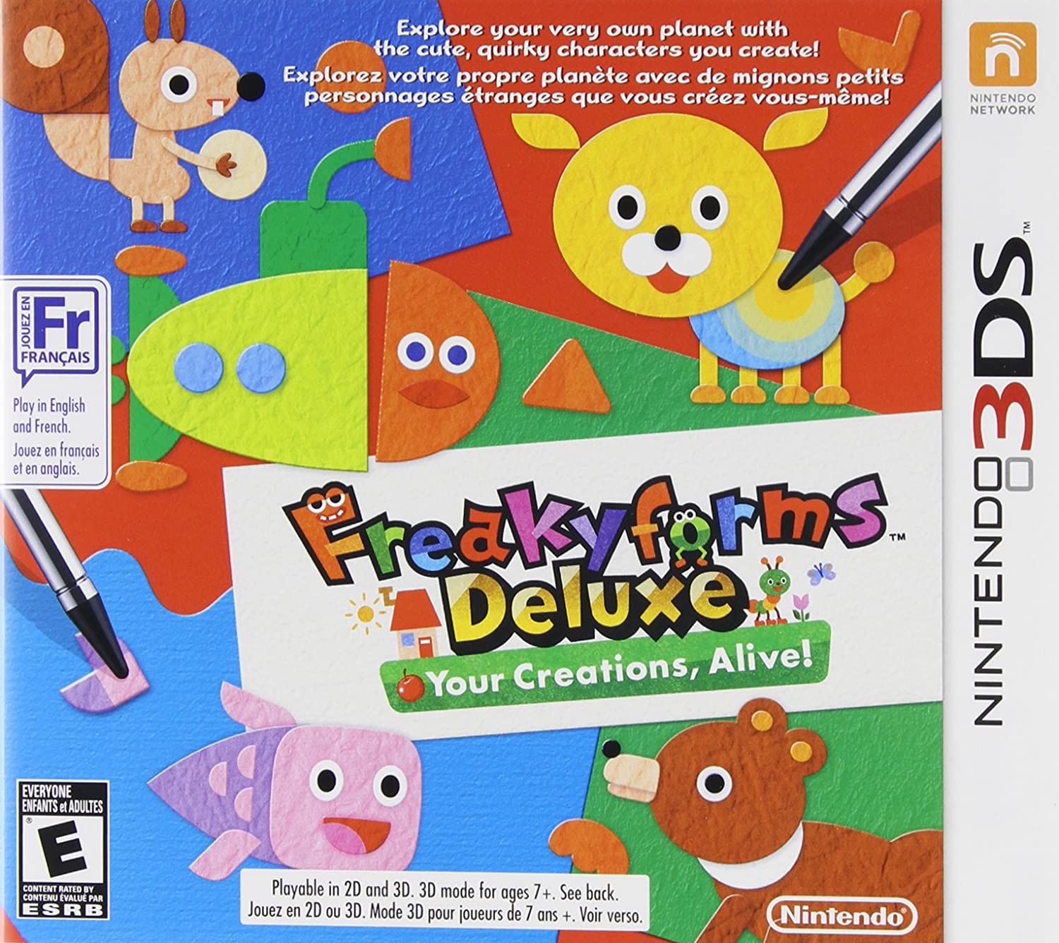 Freaky Forms Deluxe: Your Creations Alive Nintendo 3DS