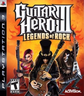 Guitar Hero III: Legends of Rock Playstation 3