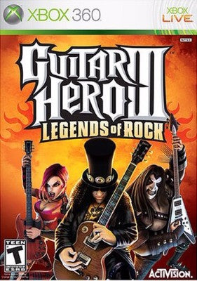 Guitar Hero III: Legends of Rock XBOX 360