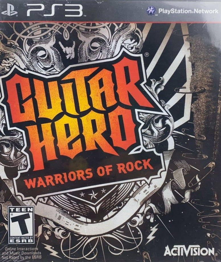 Guitar Hero: Warriors of Rock Playstation 3