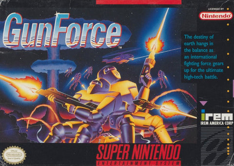 GunForce Super Nintendo