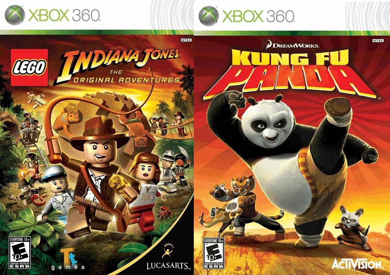 LEGO Indiana Jones: The Original Adventures / Kung Fu Panda Combo Pack XBOX 360