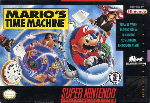 Mario's Time Machine Super Nintendo