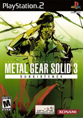 Metal Gear Solid 3: Subsistence Playstation 2