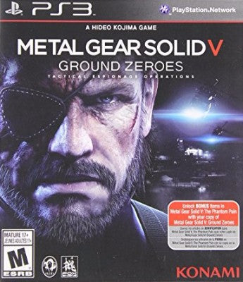 Metal Gear Solid V: Ground Zeroes Playstation 3