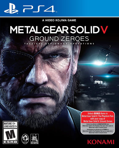 Metal Gear Solid V: Ground Zeroes Playstation 4