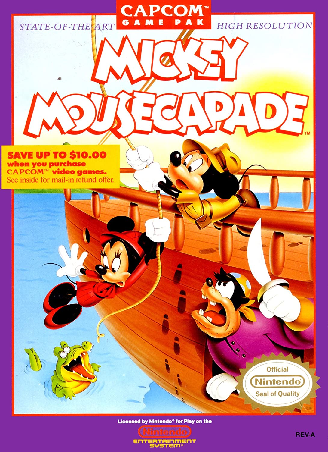 Mickey Mousecapade Nintendo Entertainment System