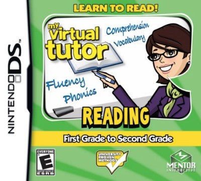 My Virtual Tutor: Reading - First Grade to Second Grade Nintendo DS