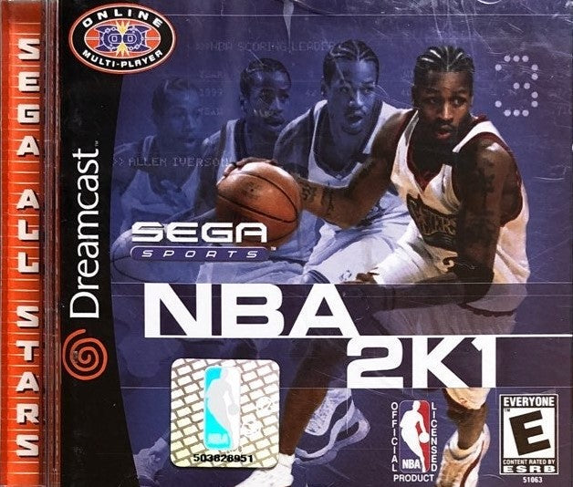 NBA 2K1 Sega Dreamcast