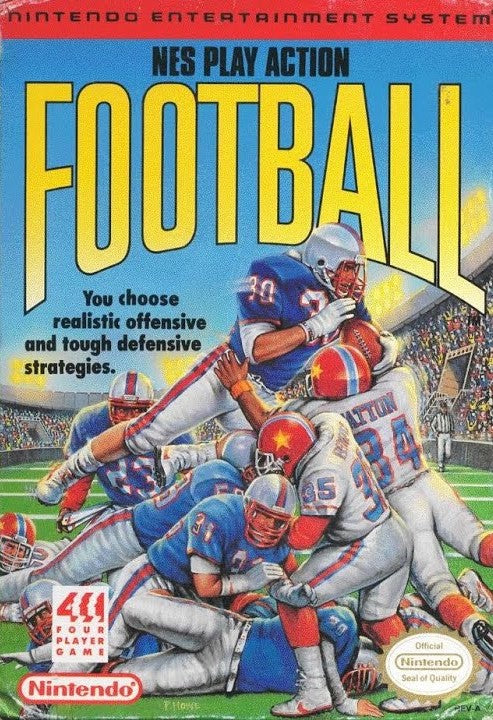 NES Play Action Football Nintendo Entertainment System