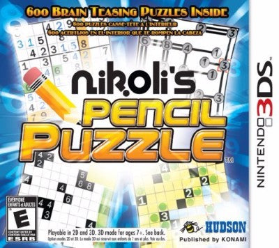 Nikoli's Pencil Puzzle Nintendo 3DS