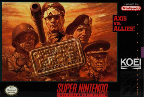 Operation Europe: Path to Victory 1939-45 Super Nintendo