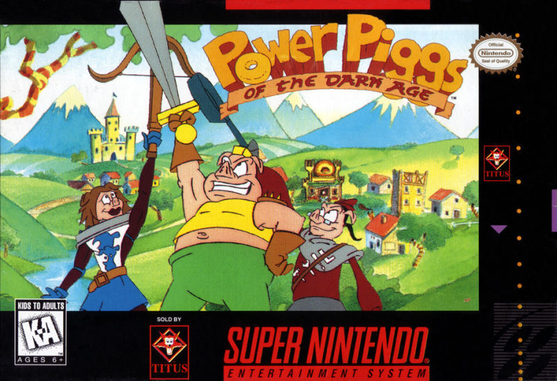 Power Piggs of the Dark Age Super Nintendo