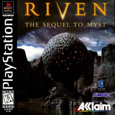 Riven: The Sequel to Myst Playstation