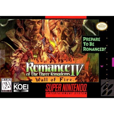 Romance of the Three Kingdoms IV: Wall of Fire Super Nintendo