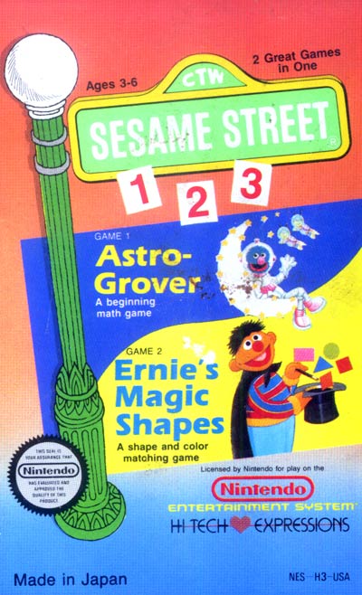 Sesame Street: 1, 2, 3 Nintendo Entertainment System